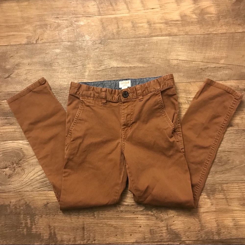Cat & Jack brown jeans/kakis